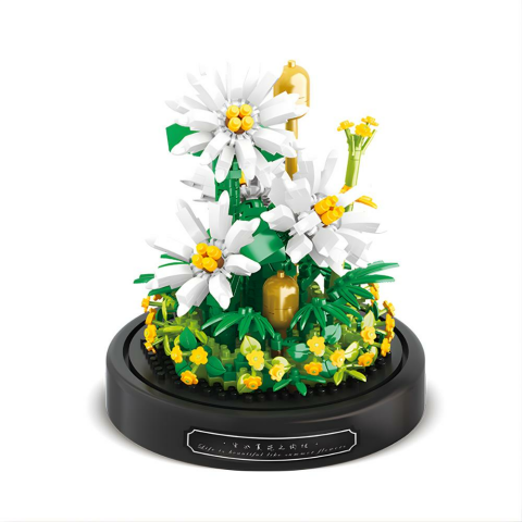 Fanus Blok Çiçek - Papatya 490 Parça