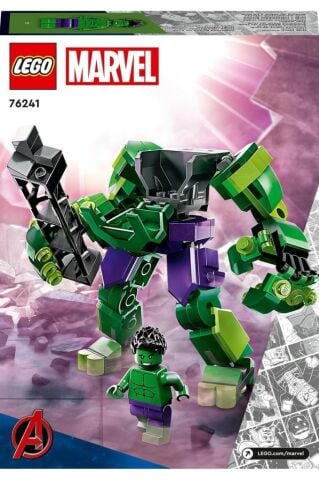 LEGO ® Marvel Hulk Robot Zırhı 76241 -6 Yaş ve Üzeri için Koleksiyonluk Oyuncak Yapım Seti(138 Parça)