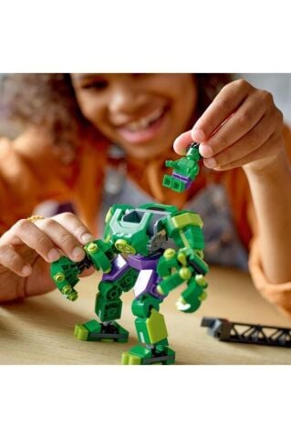 LEGO ® Marvel Hulk Robot Zırhı 76241 -6 Yaş ve Üzeri için Koleksiyonluk Oyuncak Yapım Seti(138 Parça)
