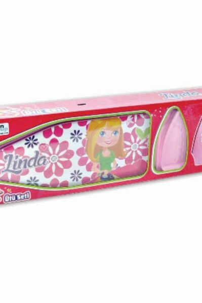 Çocuk Pembe Linda Ütü Seti