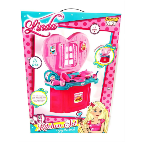 Linda Kalpli Mutfak Seti 18 Parça FR58529