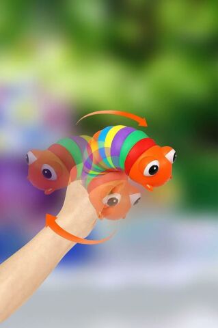 Tırtıl Oyuncağı Büyük Boy