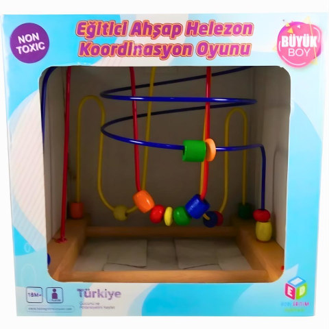 Hobi Ahşap Helezon Koordinasyon Oyunu HED224