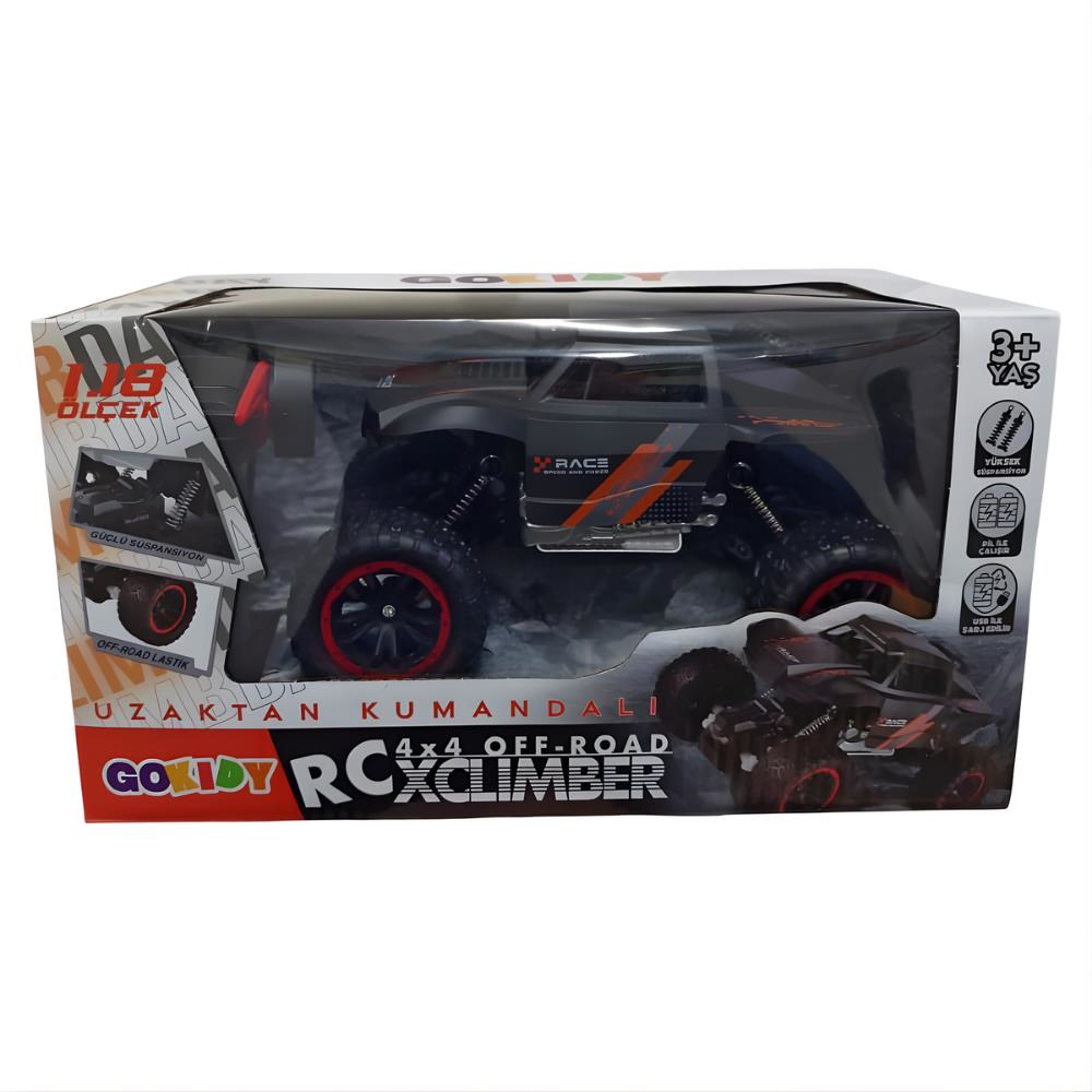 1:18 Uzaktan Kumandalı Duvara Tırmanan Araba
