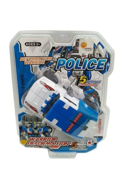 TimeStart HL717-4 Dönüşebilen Polis Set 5 ASS. -DMN