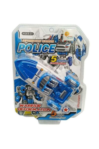 TimeStart HL717-4 Dönüşebilen Polis Set 5 ASS. -DMN