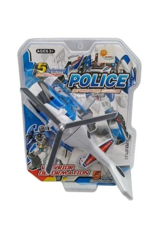 TimeStart HL717-4 Dönüşebilen Polis Set 5 ASS. -DMN