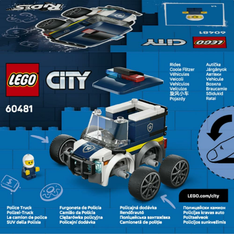 LEGO® City Araçlar - Polis Kamyonu 60481