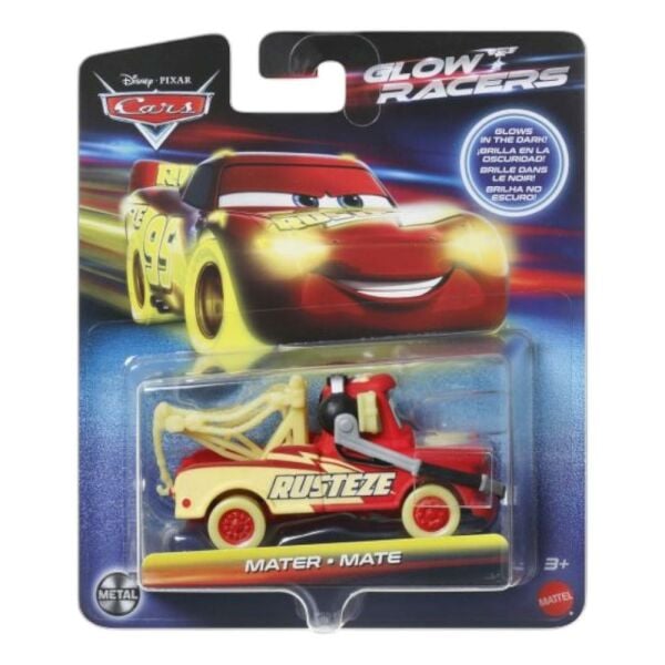 Cars Karanlıkta Parlayan Yarışçılar Tekli Karakter Araçlar