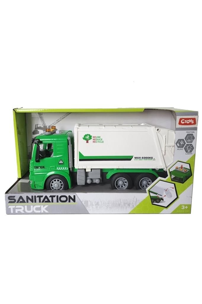 Oyuncak Işıklı ve Sesli Çöp Kamyonu Py8920A