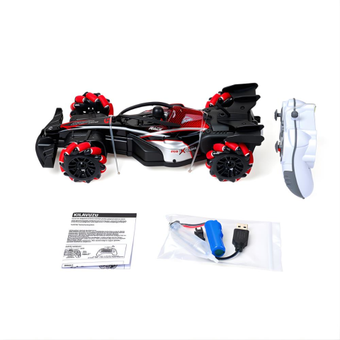 Sprey Buharlı Sesli Işıklı Full Fonksiyon Şarj Edilebilir Uzaktan Kumandalı F1 Arabası 1:16 Ölçek