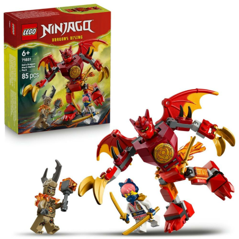LEGO® NINJAGO® Kai’nin Ejderha Robotu Savaş Paketi 71851