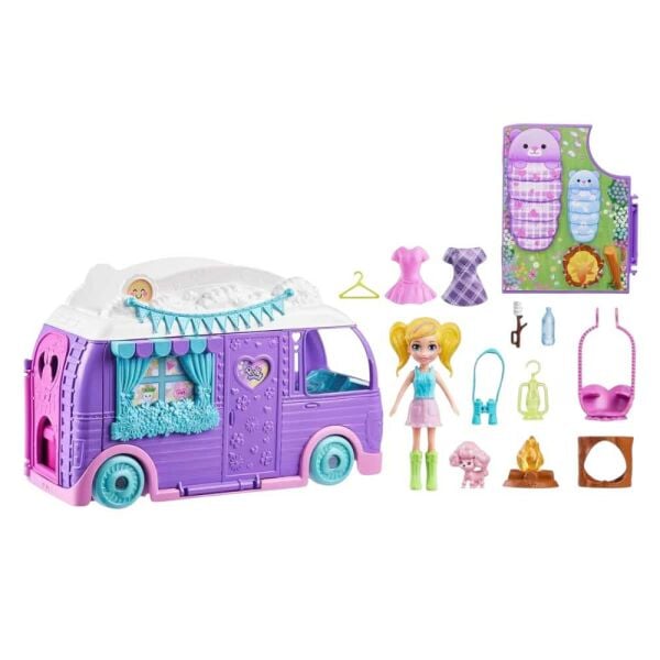 Polly Pocket Eğlenceli Karavan Oyun Seti