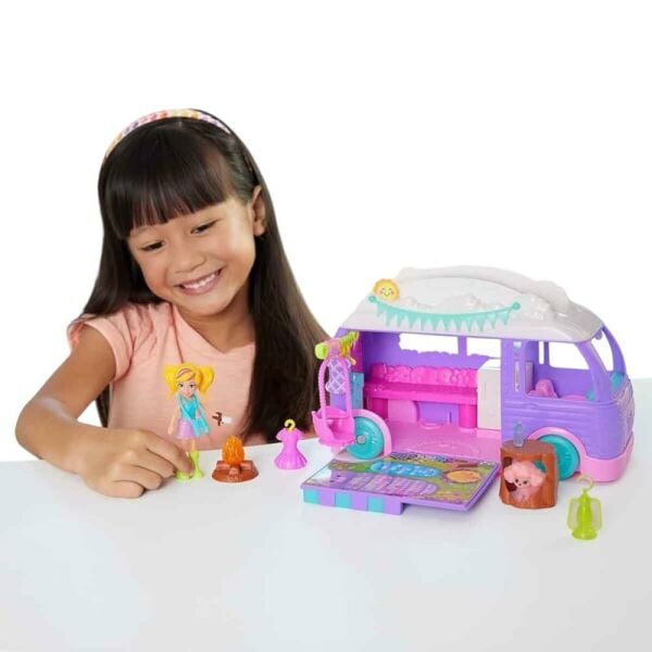 Polly Pocket Eğlenceli Karavan Oyun Seti