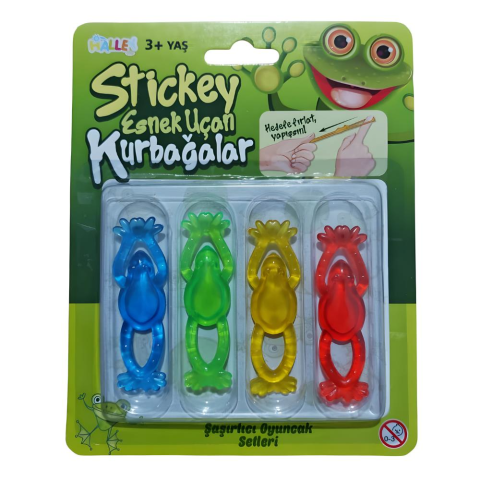 Yapışkan Hayvanlar Çek Fırlat Kurbağa