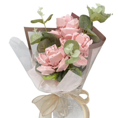 SH Blok Oyunu Buket Pembe Çiçek