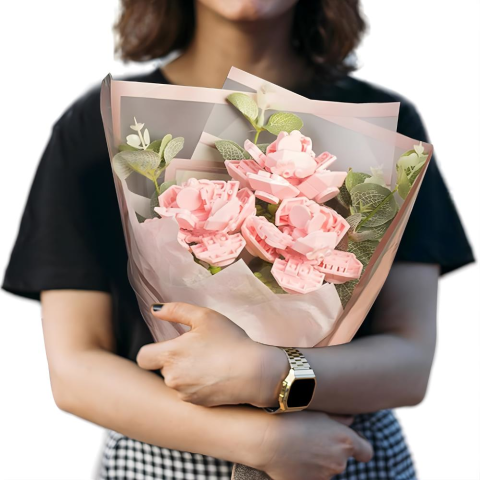 SH Blok Oyunu Buket Pembe Çiçek