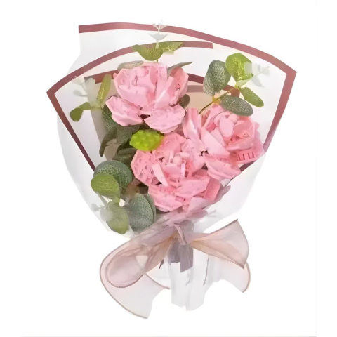 SH Blok Oyunu Buket Pembe Çiçek
