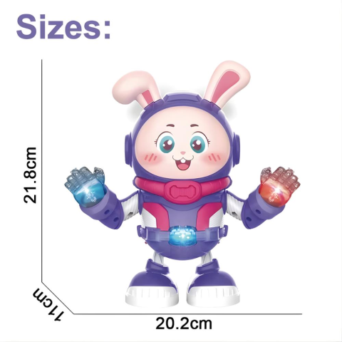 SH Elektrikli Çok Yönlü Dans Eden Astronot Tavşan