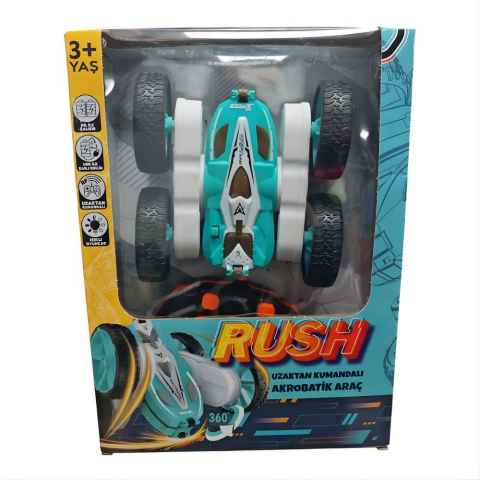 Uzaktan Kumandalı Işıklı Akrobatik Araba