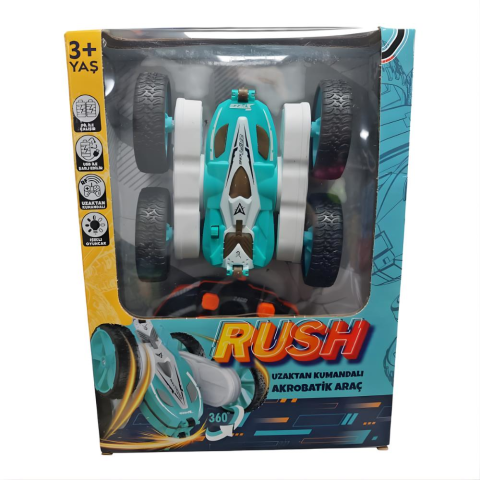 Uzaktan Kumandalı Işıklı Akrobatik Araba