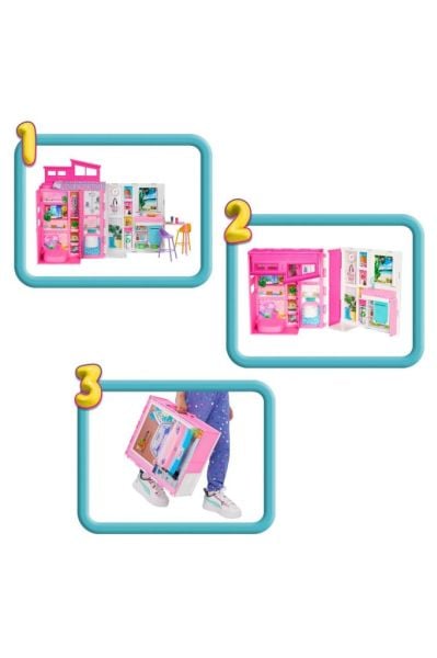 Barbie Yeni Portatif Evi HRJ76