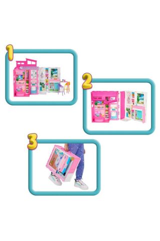 Barbie Yeni Portatif Evi HRJ76