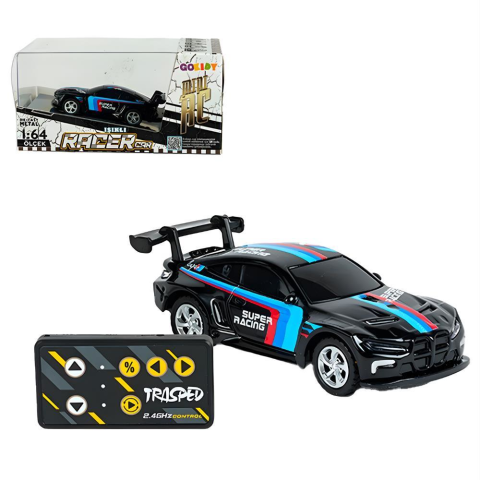 1:64 Mini R/C Işıklı Yarış Arabası