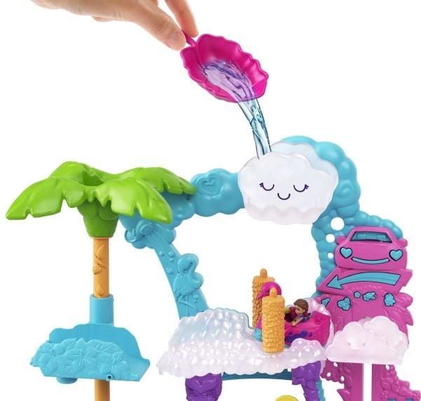 Polly Pocket Flamingo Araba Su E§lencesi Seti Mtl-Hhj05