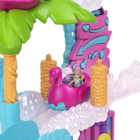 Polly Pocket Flamingo Araba Su Eğlencesi Seti Mtl-Hhj05