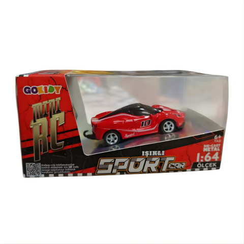1:64 Mini R/C Uzaktan Kumandalı Işıklı Spor Araba