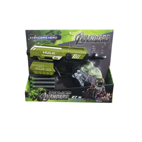 Oyuncak Dart Fırlatıcı Karakterli Yeşil