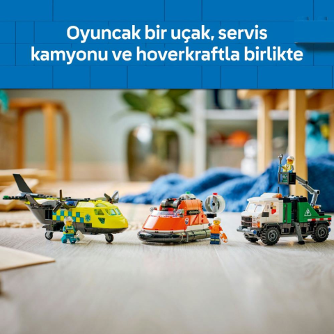 LEGO® City Uçak, Servis Kamyonu ve Hoverkraft Karışımı 60505