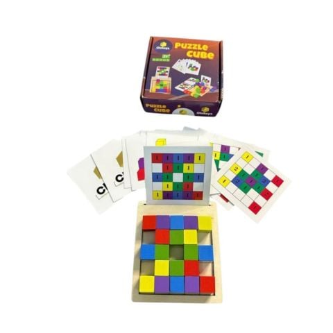 Chitoys Ahşap Eğitici Oyuncak Puzzle Cube