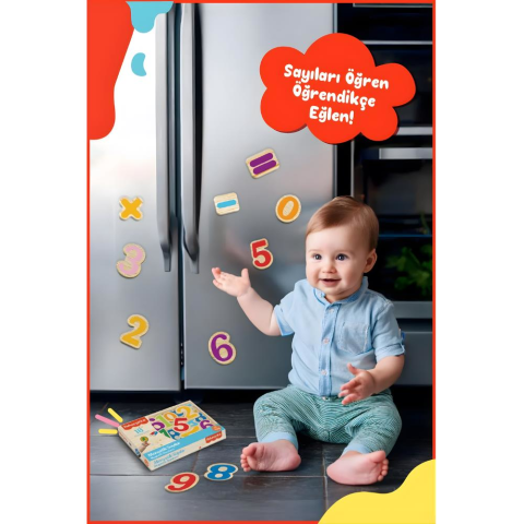 Fisher-Price Diytoy Manyetik Sayılar 18 Parça