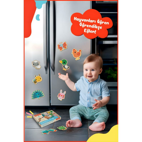 Fisher-Price Manyetik Hayvanlar Çiftlik 11 Parça