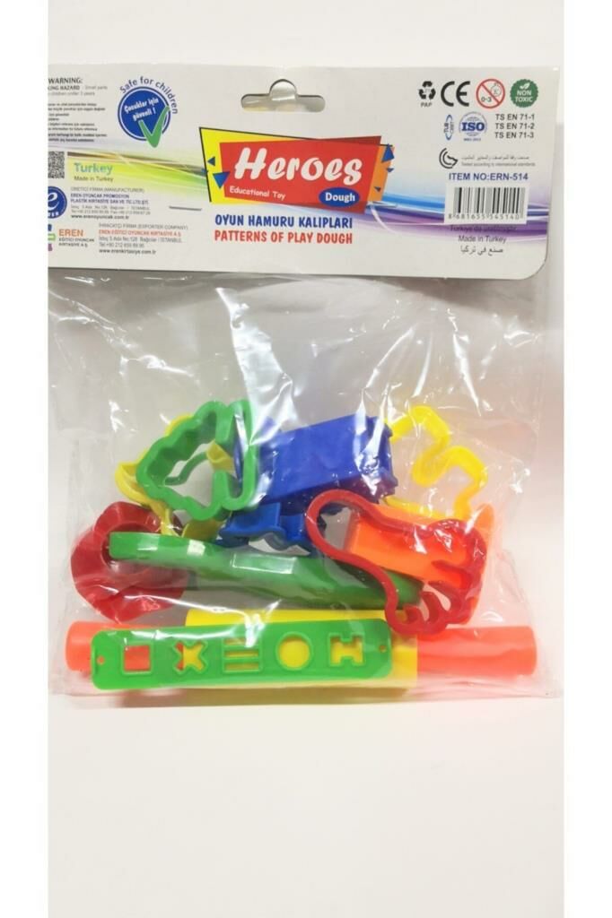 Hereos Oyun Hamuru Kalıp Seti, 12 Parça