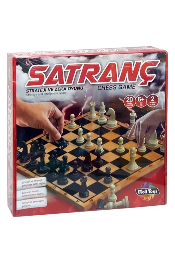 Ahşap Satranç Strateji Ve Zeka Oyunu