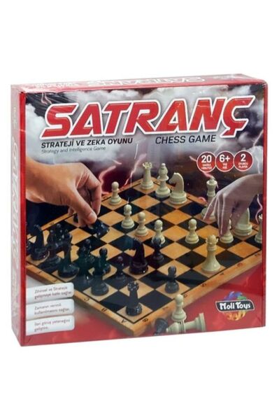 Ahşap Satranç Strateji Ve Zeka Oyunu