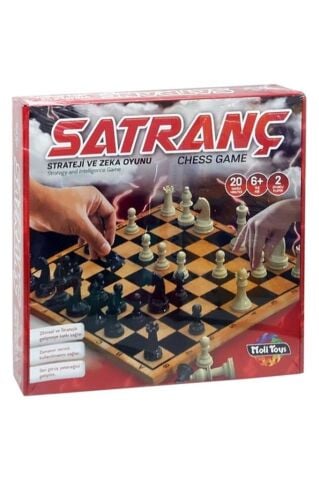 Ahşap Satranç Strateji Ve Zeka Oyunu