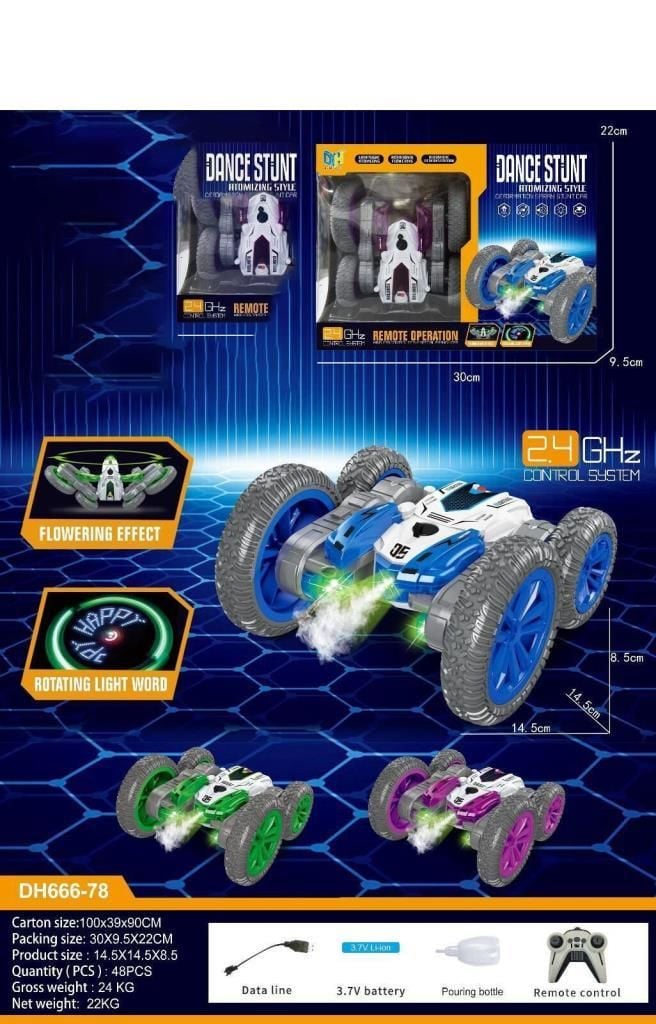 CNA-DH666-78 Şarjlı Duman Atan Akrobat 24