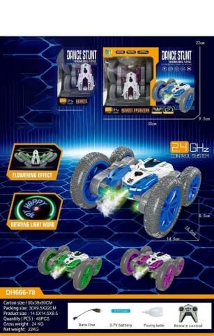 CNA-DH666-78 Şarjlı Duman Atan Akrobat 24