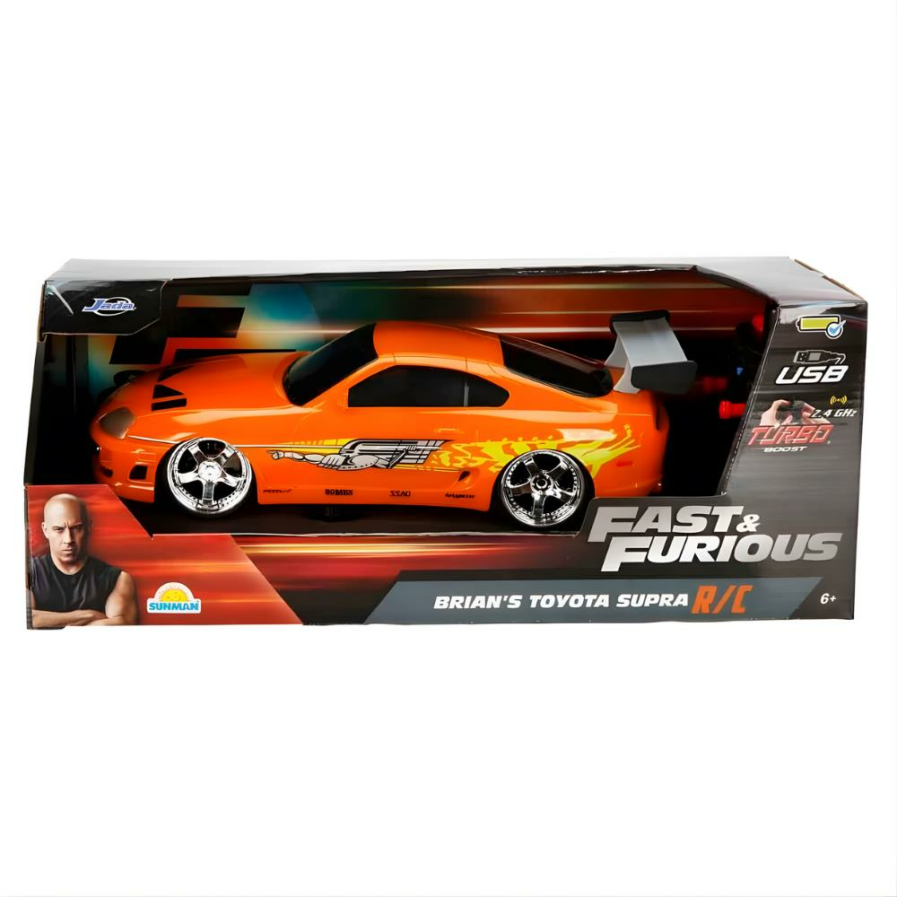 1:16 Fast & Furious Brian’s Toyota Supra USB Şarjlı Uzaktan Kumandalı Araba