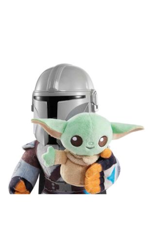 Star Wars Mandalorian Sesli Pelüş Figür HNT52