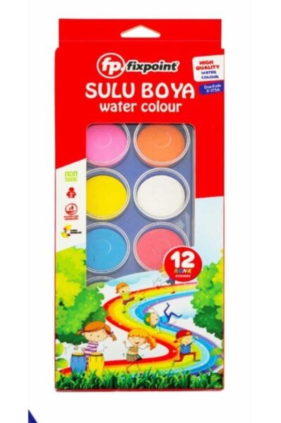 FixPoint 12 Renk Sulu Boya (1 Adet)
