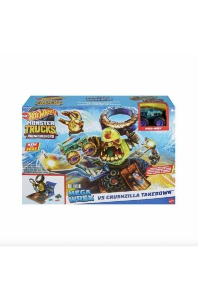 Hot Wheels Monster Trucks Arena'da Şampiyonluk Mücadelesi Oyun Seti Hpn71