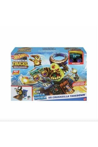 Hot Wheels Monster Trucks Arena'da Şampiyonluk Mücadelesi Oyun Seti Hpn71