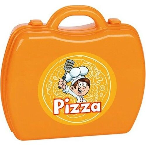 Aksesuarlı Çantalı Pizza Seti 34 Parça Turuncu