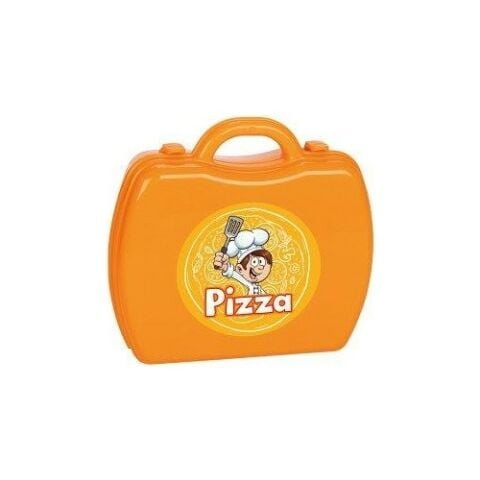Aksesuarlı Çantalı Pizza Seti 34 Parça Turuncu