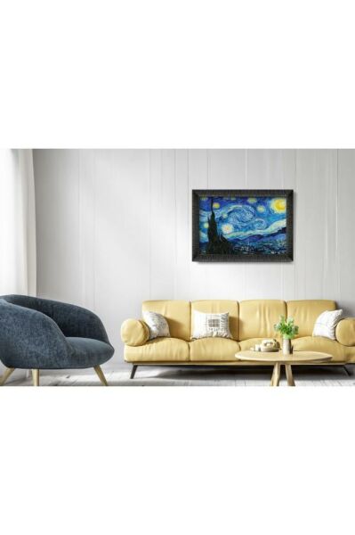 Art Puzzle Yıldızlı Gece 1000  Parça Çerçeveli Puzzle